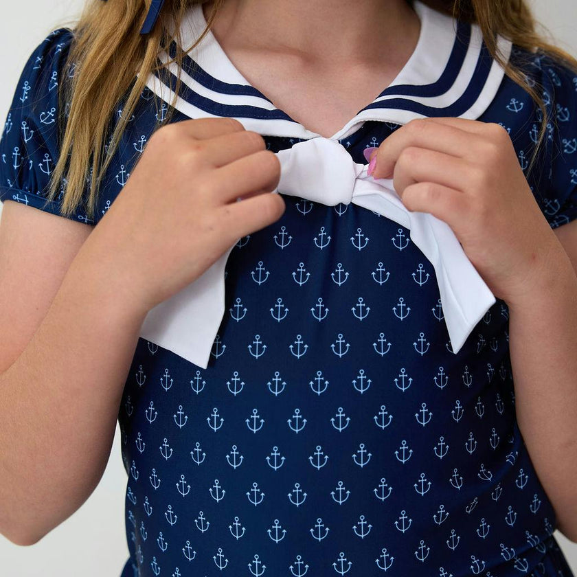 Girls Sailor Tennis Skort Dress
