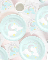 Over the Moon Plates - 25 paper plates