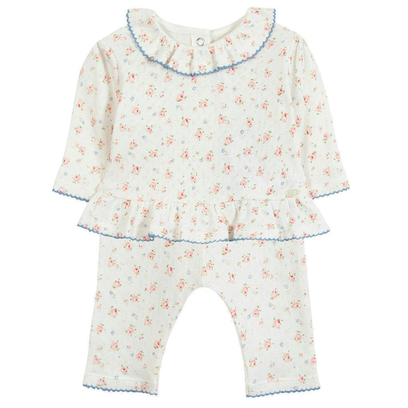 TARTINE ET CHOCOLAT Tiny Flowers Baby Set