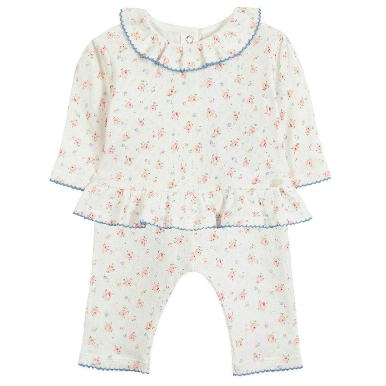 TARTINE ET CHOCOLAT Tiny Flowers Baby Set
