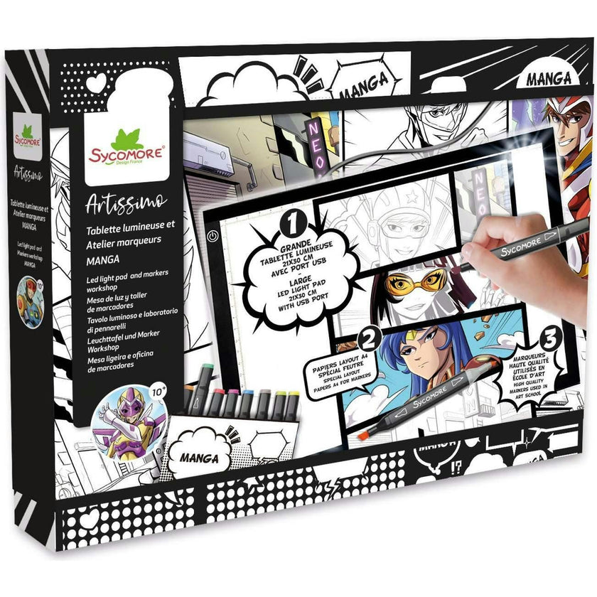 Manga - + Led Light Pad And Markers Workshop - 10y+