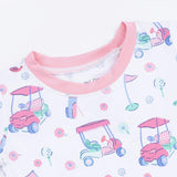 Golf Carts and Flowers - Loungewear Short Set