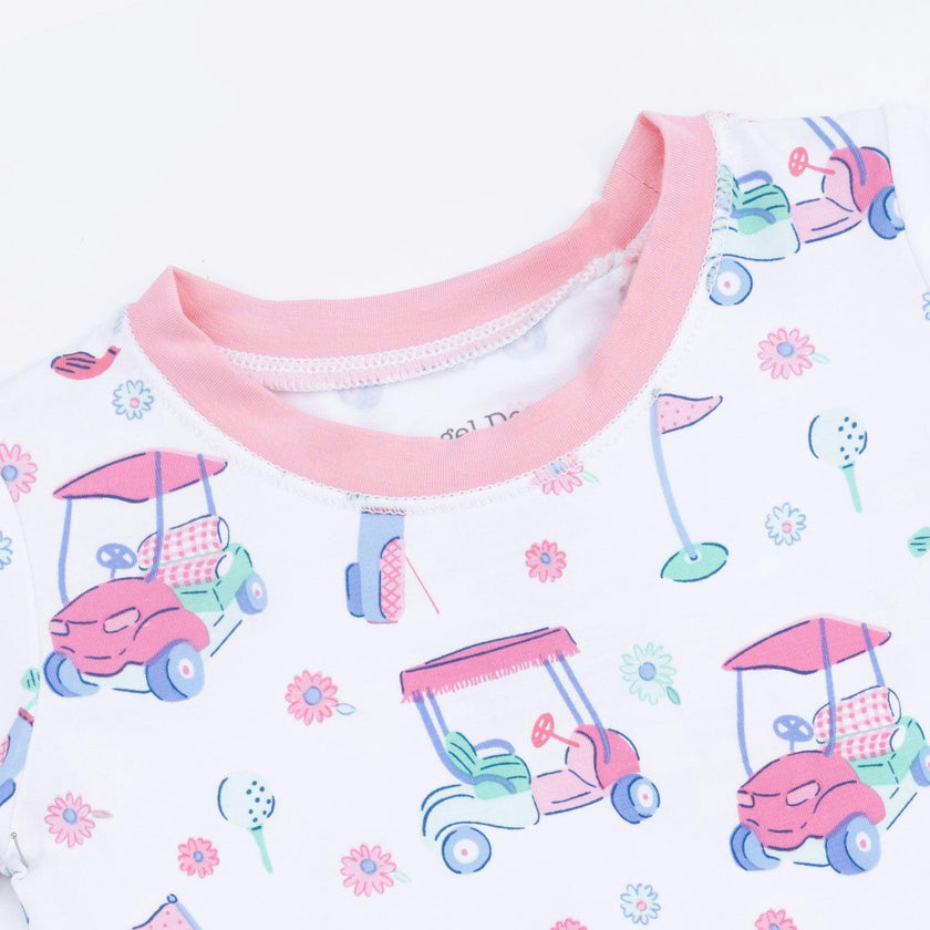Golf Carts and Flowers - Loungewear Short Set