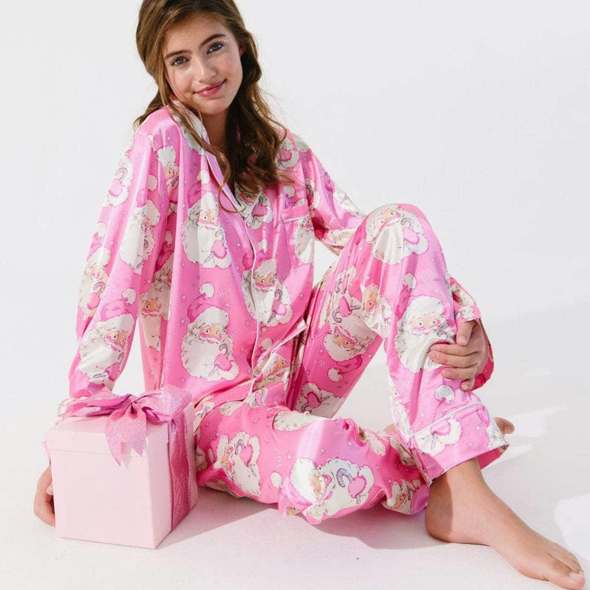 Women's Santa Love Silky Set