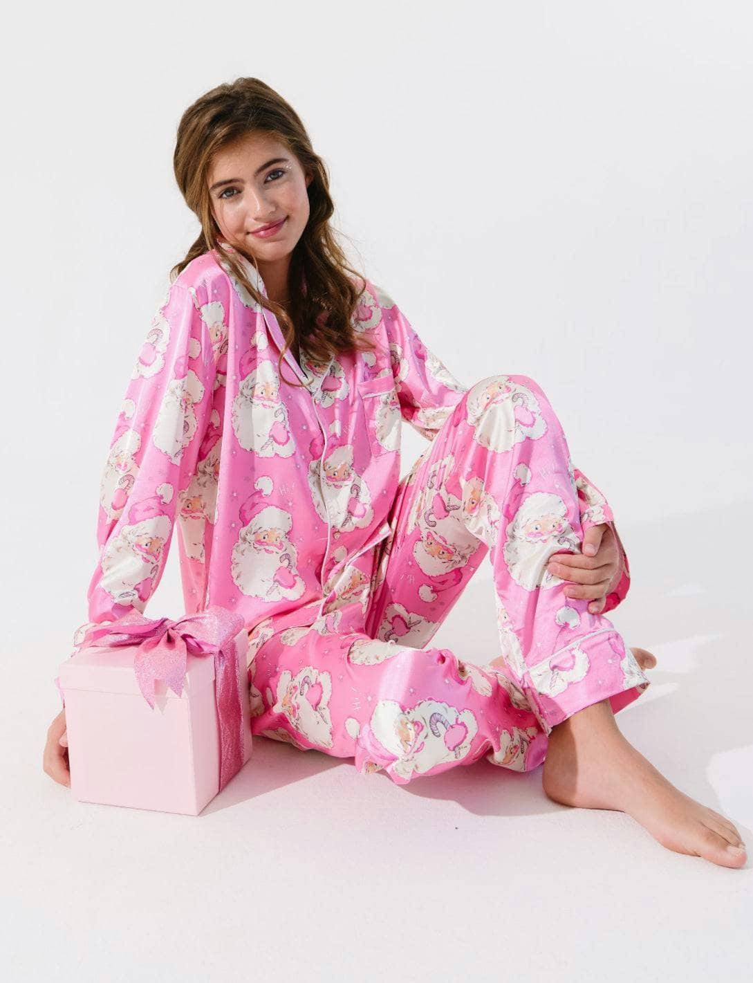 Women's Santa Love Silky Set
