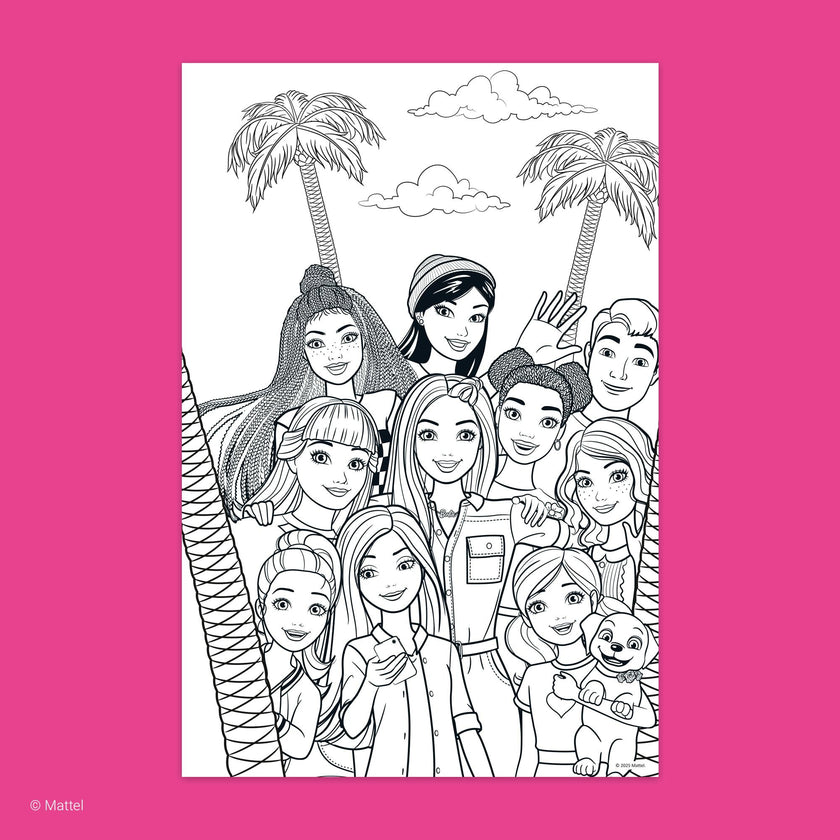 Color & Sticker Fun: Barbie