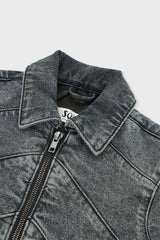 Denim Starburst Jacket