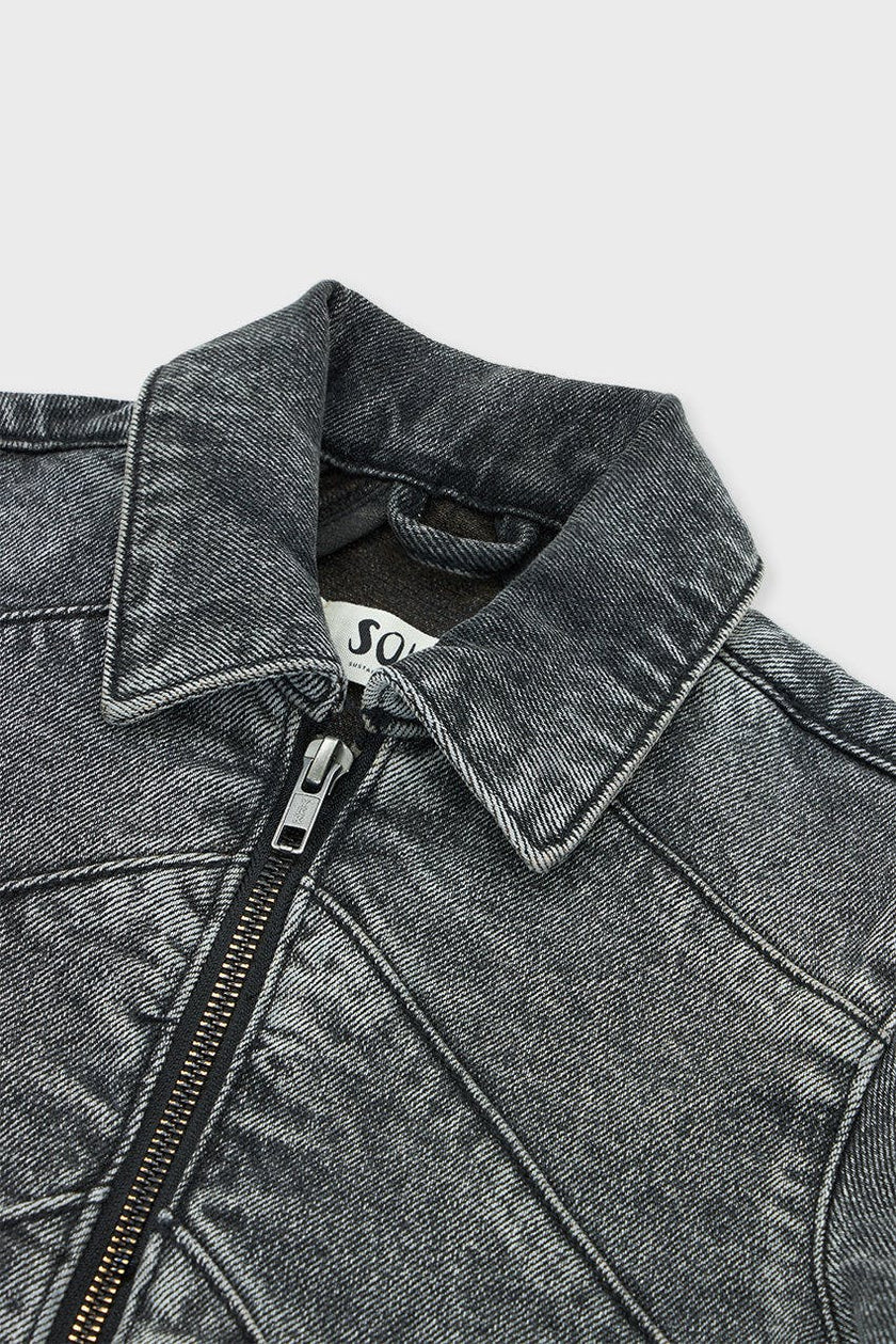 Denim Starburst Jacket