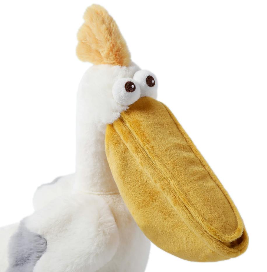 McHugs Hungry Pelican Weighted Plush Animal 25cm