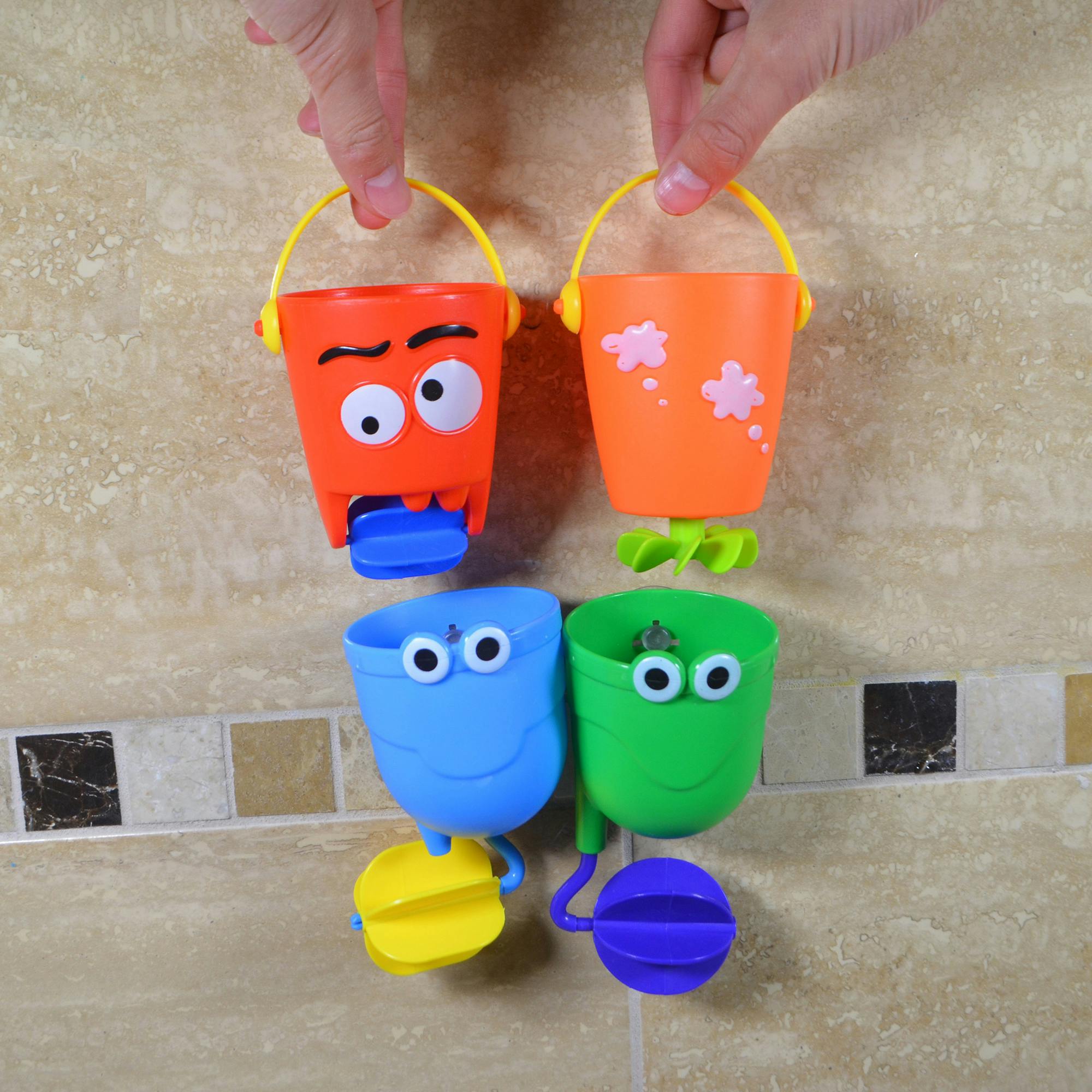 Bath Time: Pour N Splash Buckets