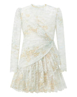 Rayne Embroidered Mini Dress