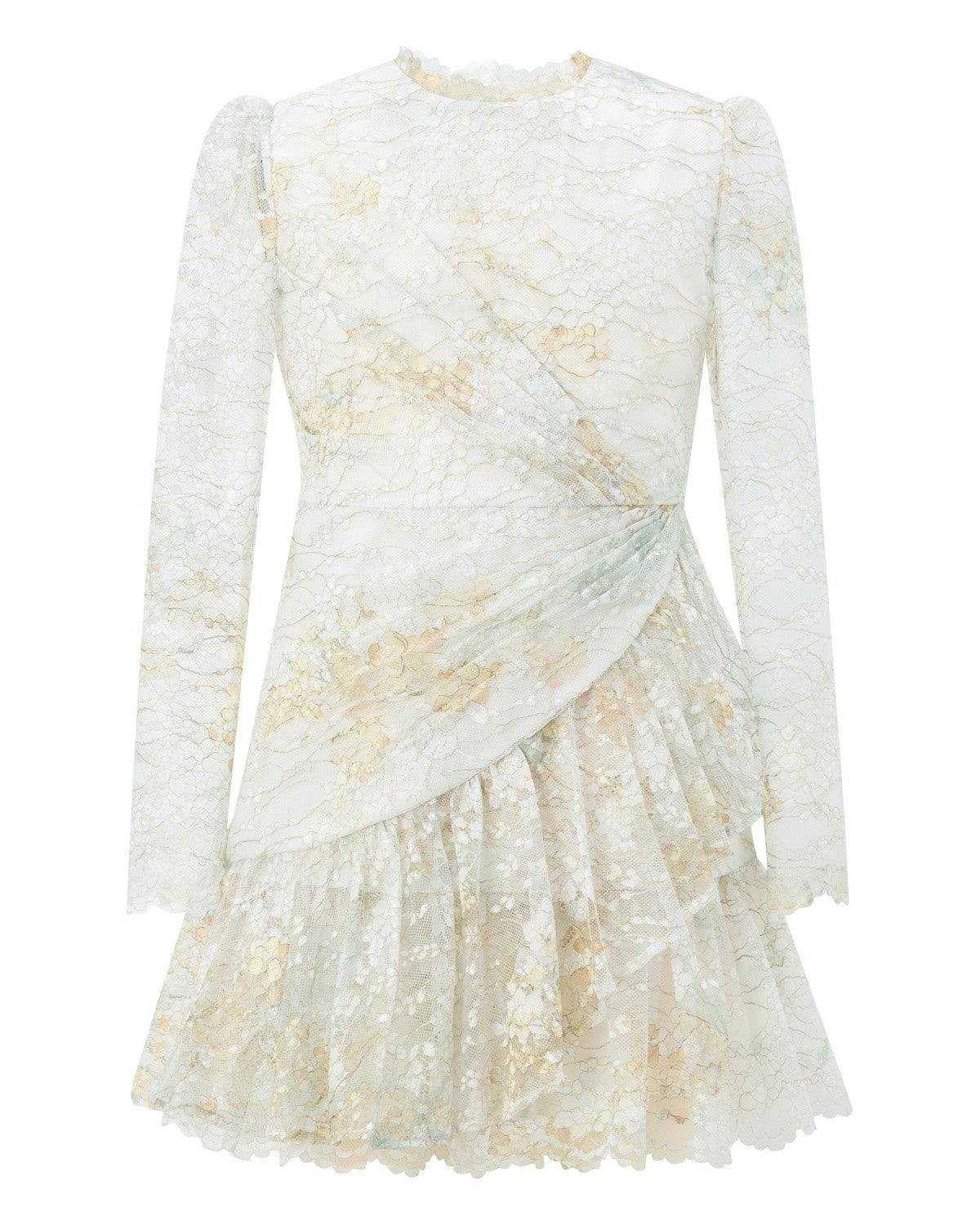 Rayne Embroidered Mini Dress
