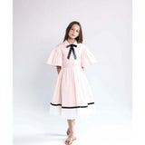 Lea dress (blue checkered)