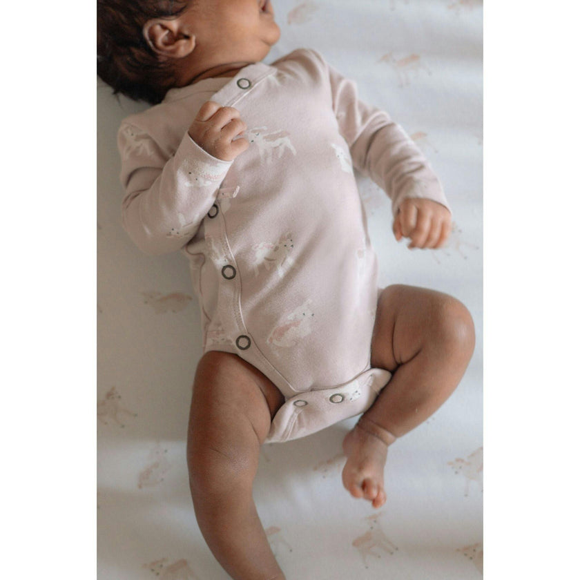 The Littles Long Sleeve Kimono One-Piece, Pink