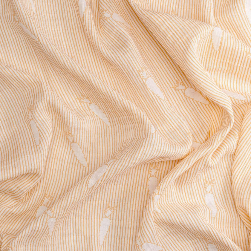 Clementine Cotton Muslin Swaddle Blanket Set (Veggies, Set of 3)
