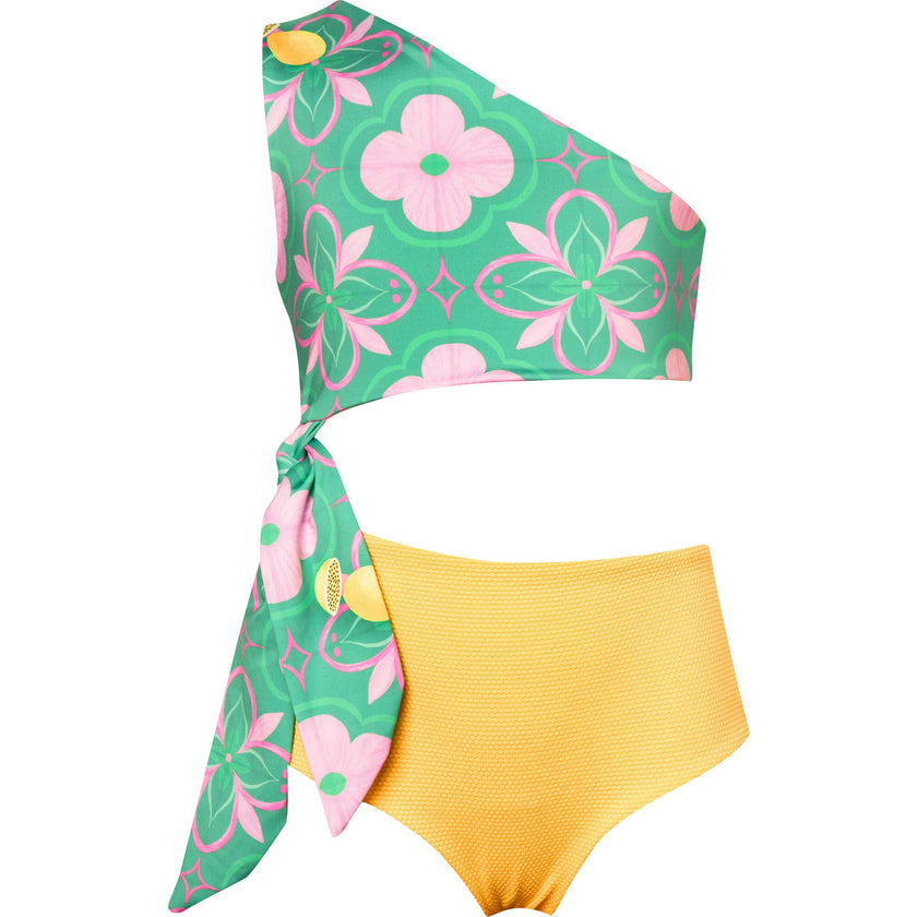 AZULEJO VERDE - KNOT TRIKINI