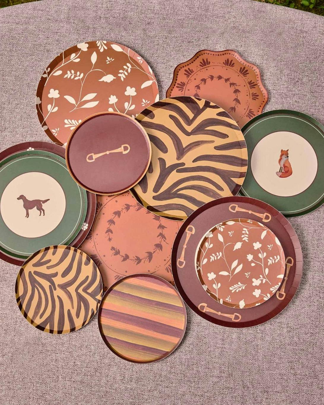 Woodland Dinner Plate Set - Amber