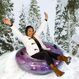 48" Galaxy Glitter Snow Tube