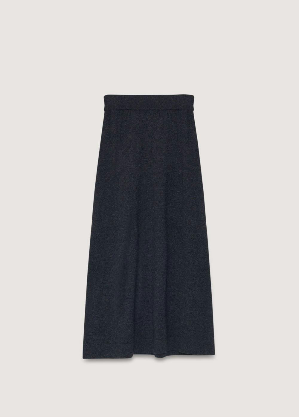 Agatha Woman Skirt Galactic Grey Melange_Sampling