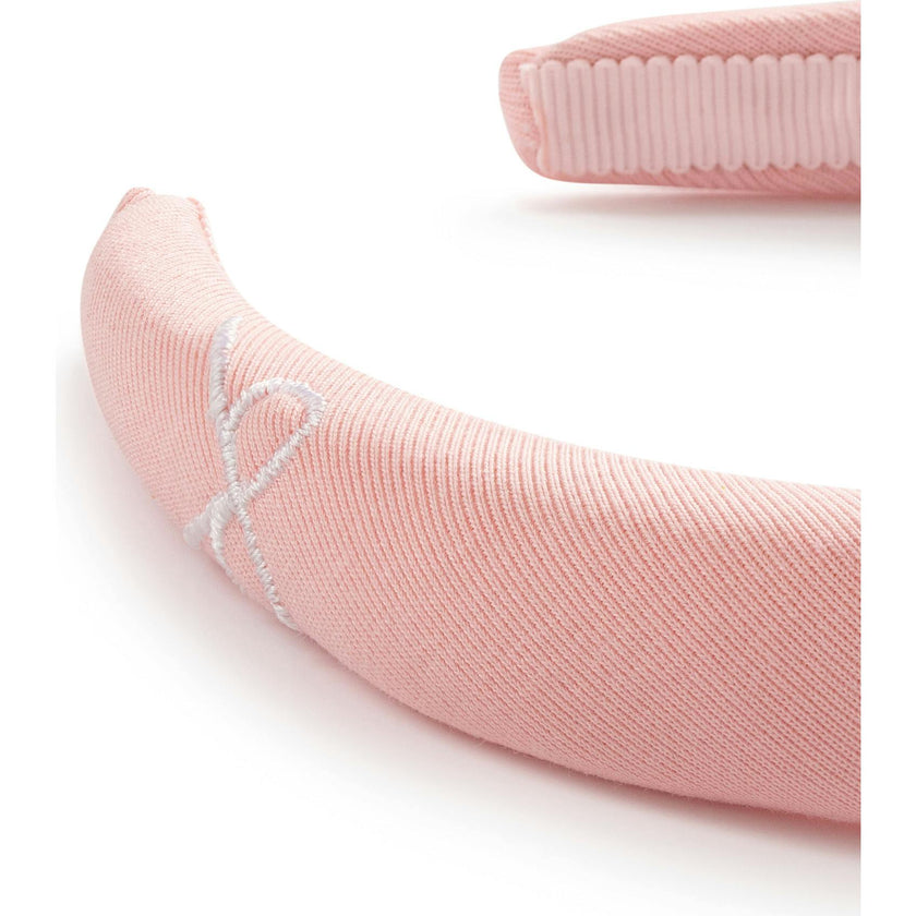 Marshmallow Signature Bow Logo Padded Headband