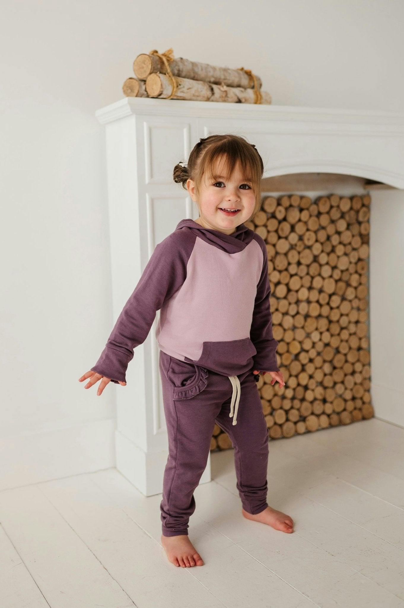 Raglan Hoodie Lavender Cloud