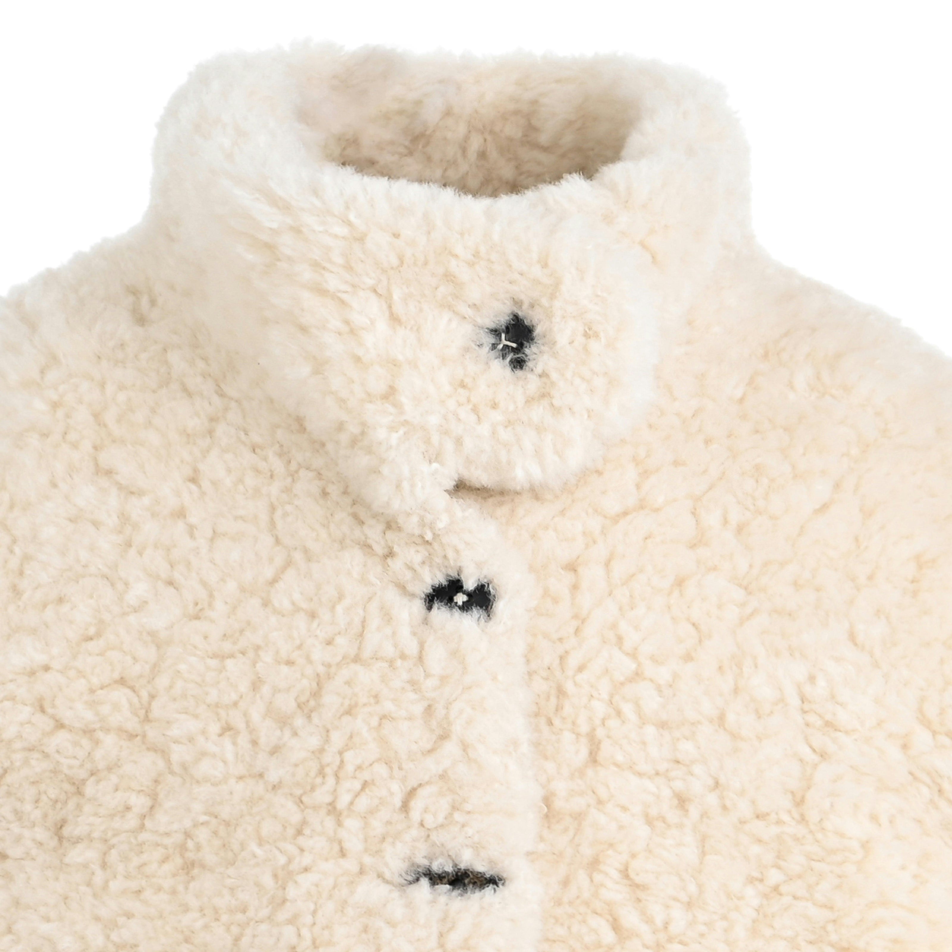 Beige Shearling Coat