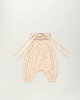 Audrey Overall Baby Romper - Butterfly print