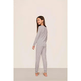 Kids Printed TENCEL™ Modal Unisex Long PJ Set, Blue