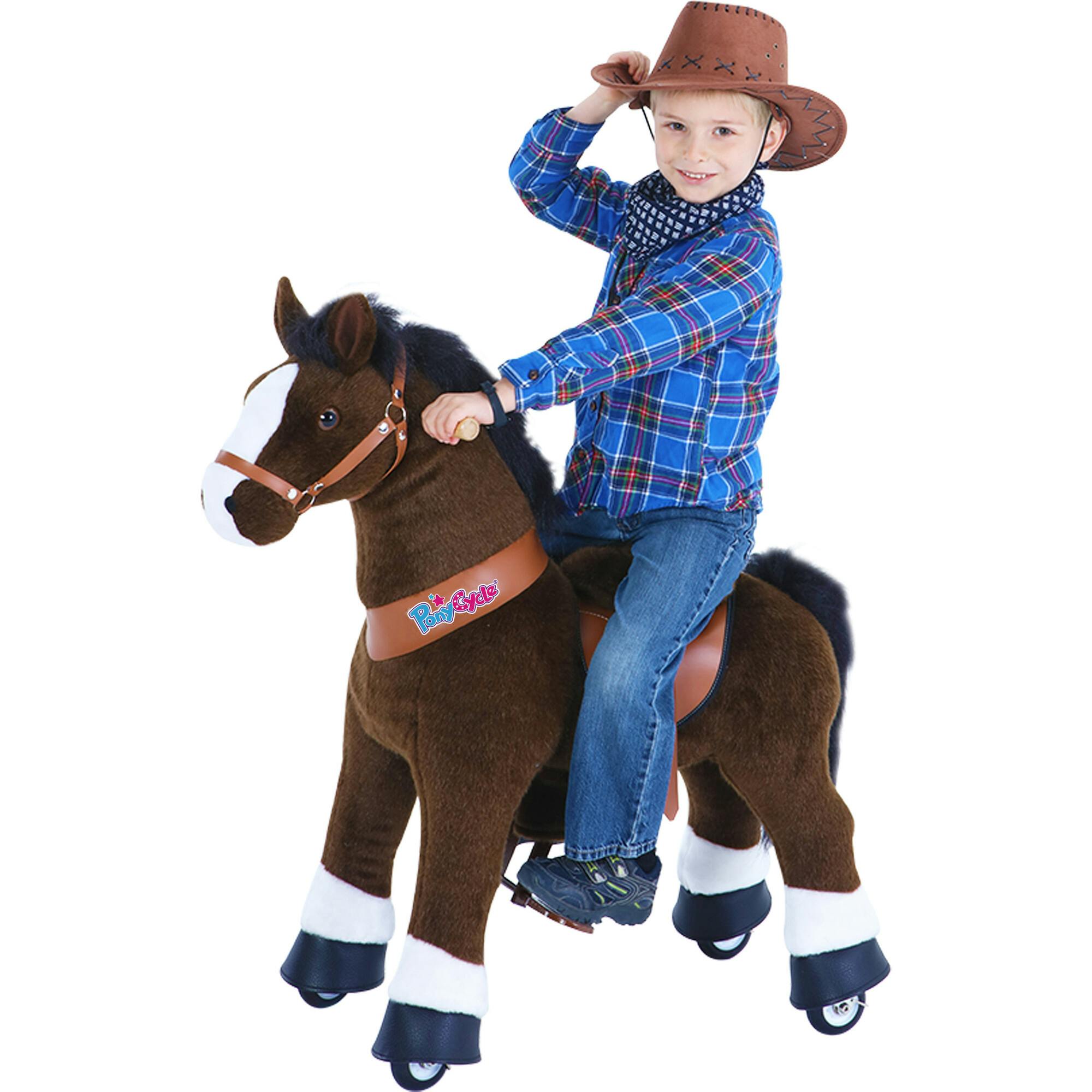 Model U® Horse Ride-On Toy Age 4–7 – Chocolate