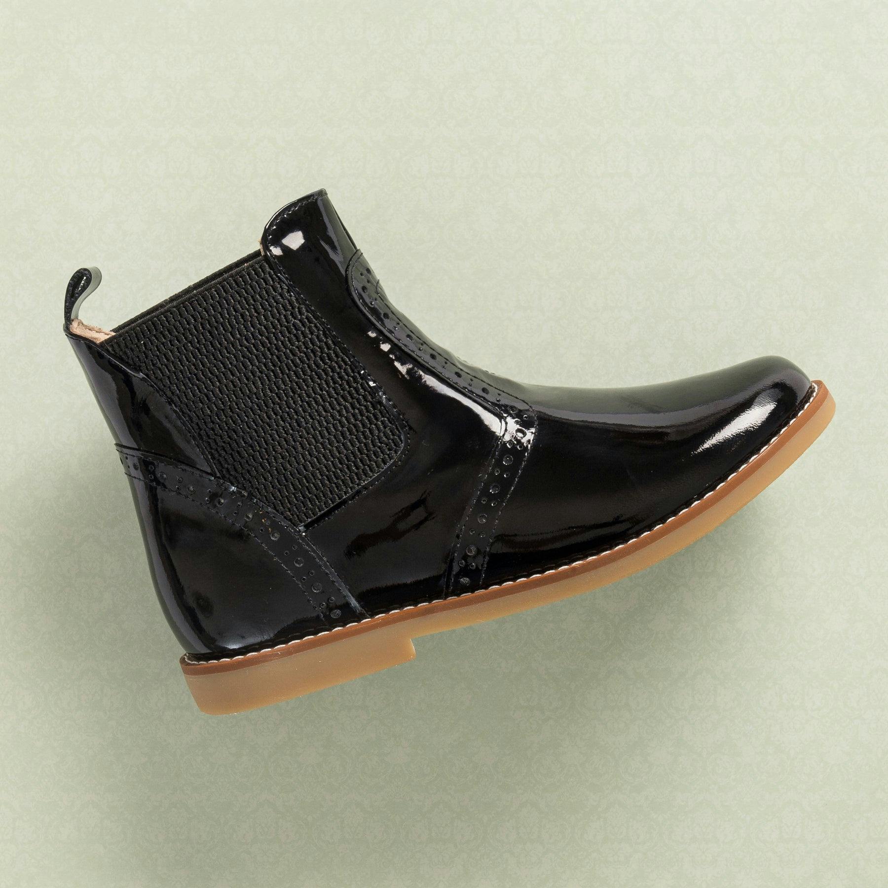 Bootie | Black Patent Leather