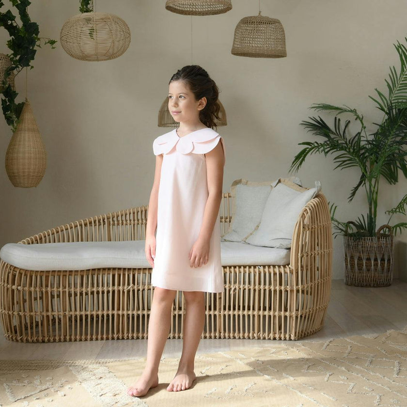 Hannah dress (scarlet orange)