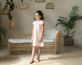 Hannah dress (scarlet orange)