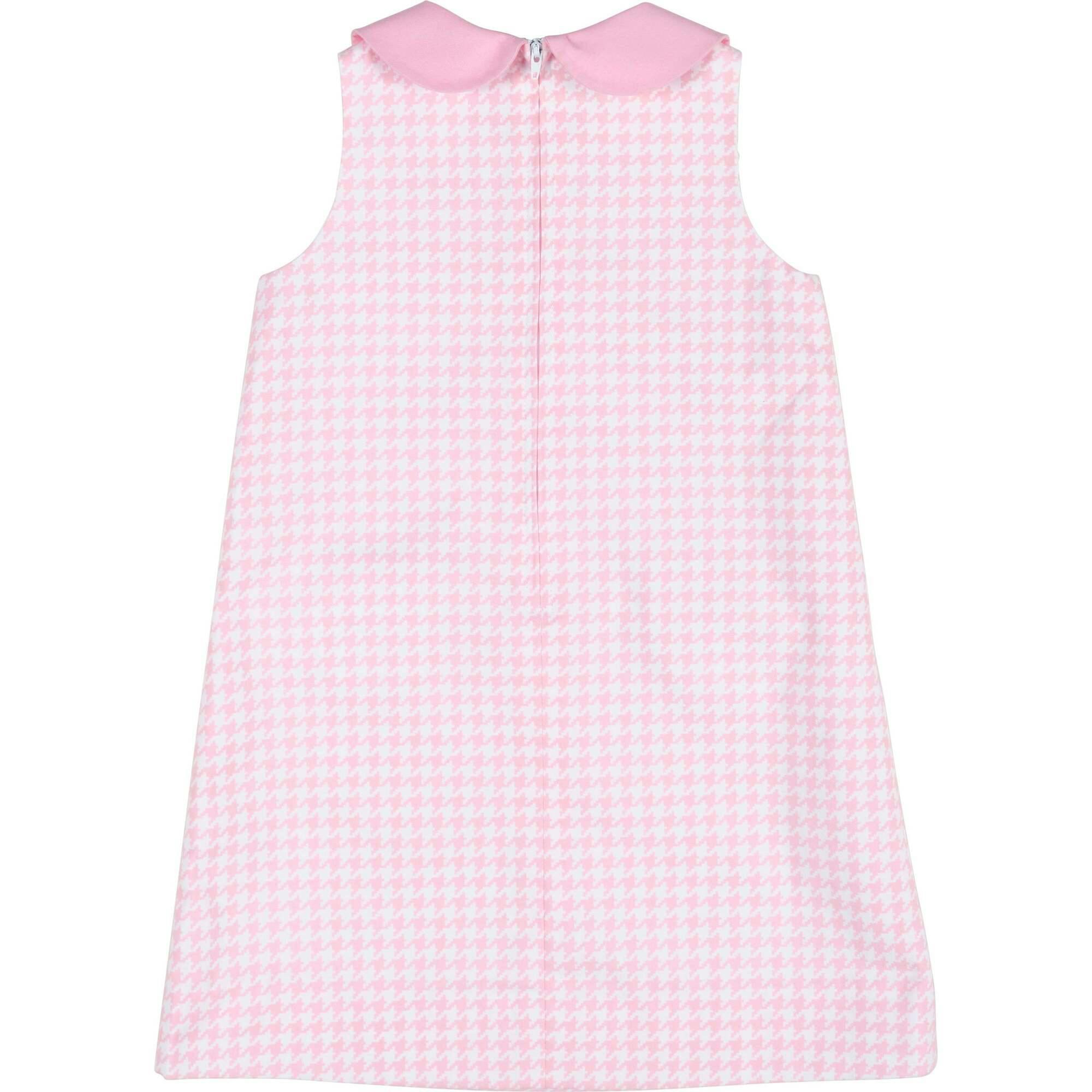 Houndstooth Dress with Bow Pockets