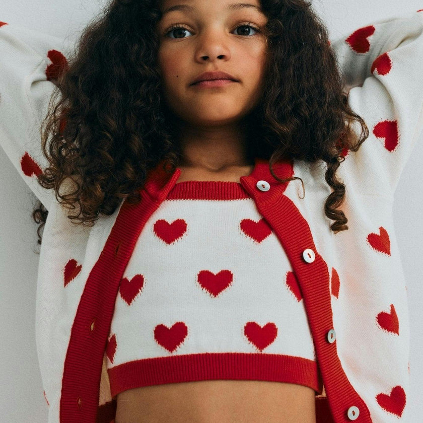 Maqui Short Hearts Jacquard