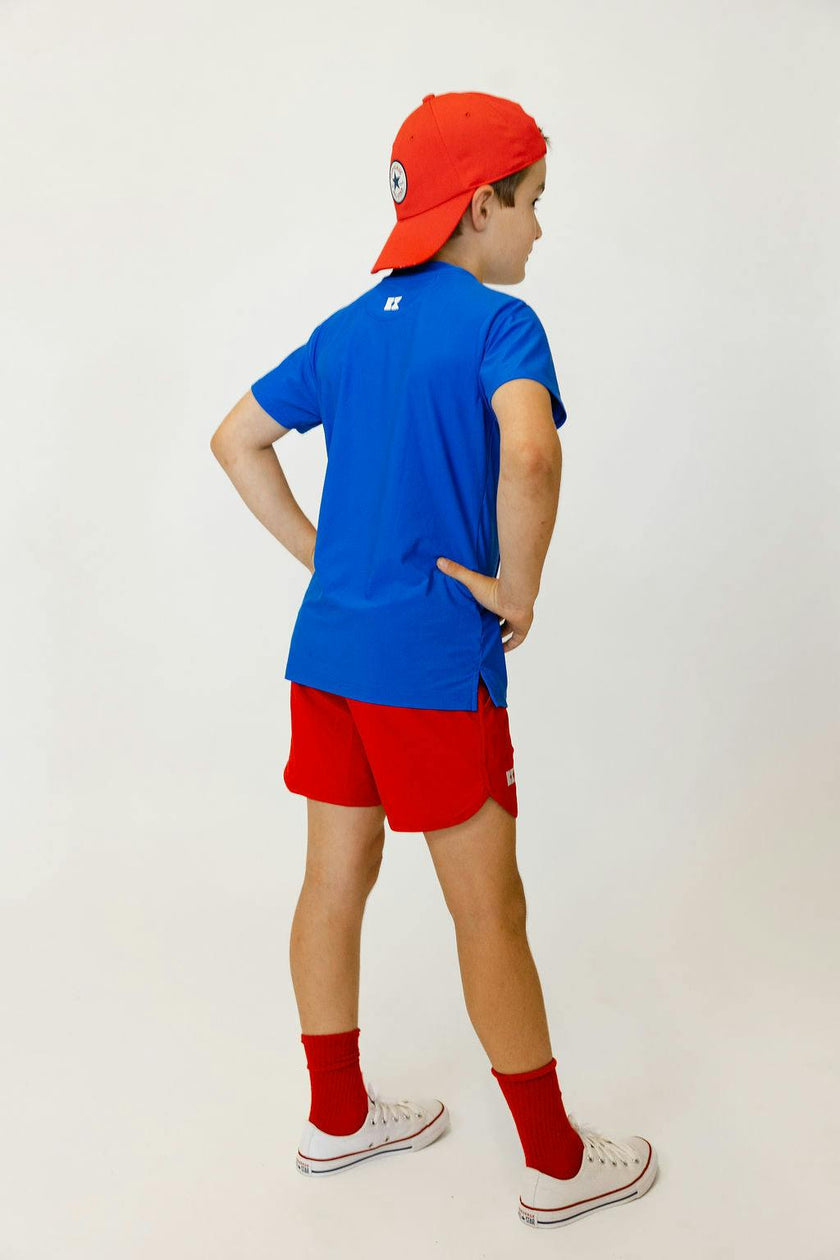 royal blue practice shirt