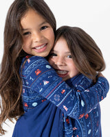 Sail Away Fair Isle Bamboo Kids Pajamas