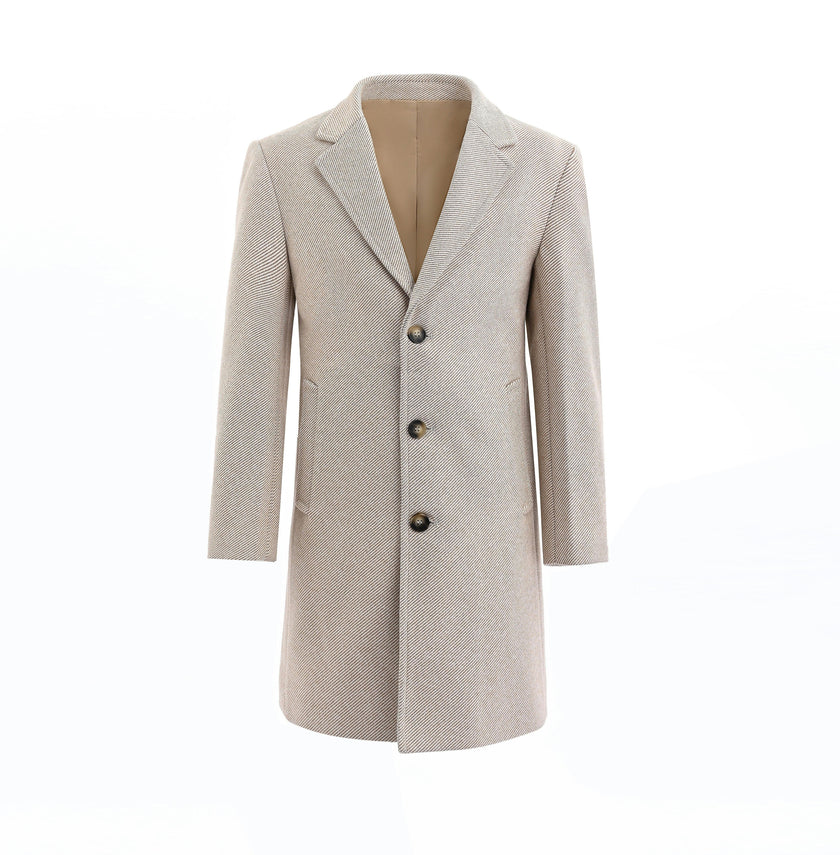 Beige Overcoat