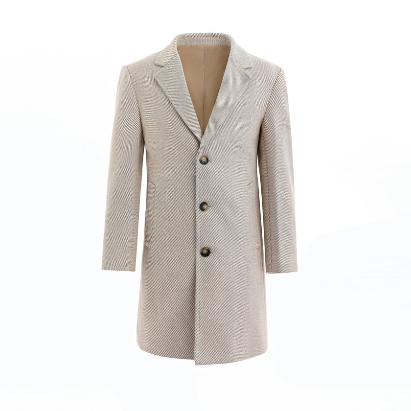 Beige Overcoat