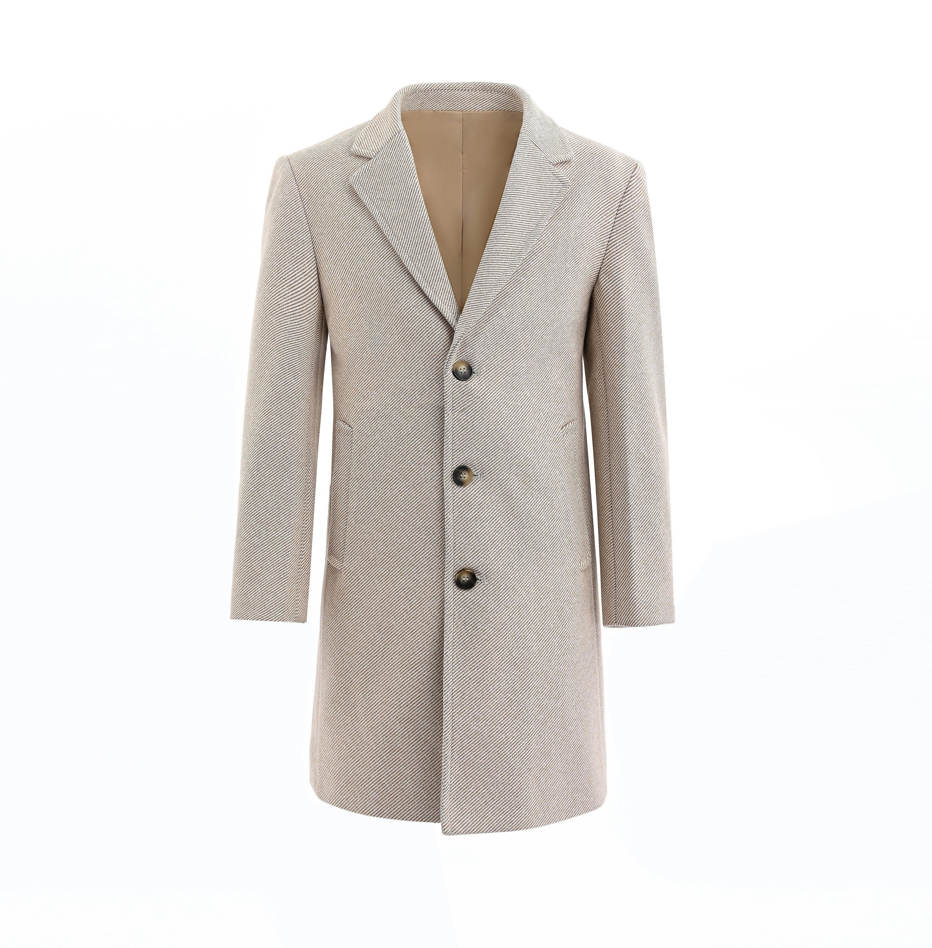 Beige Overcoat