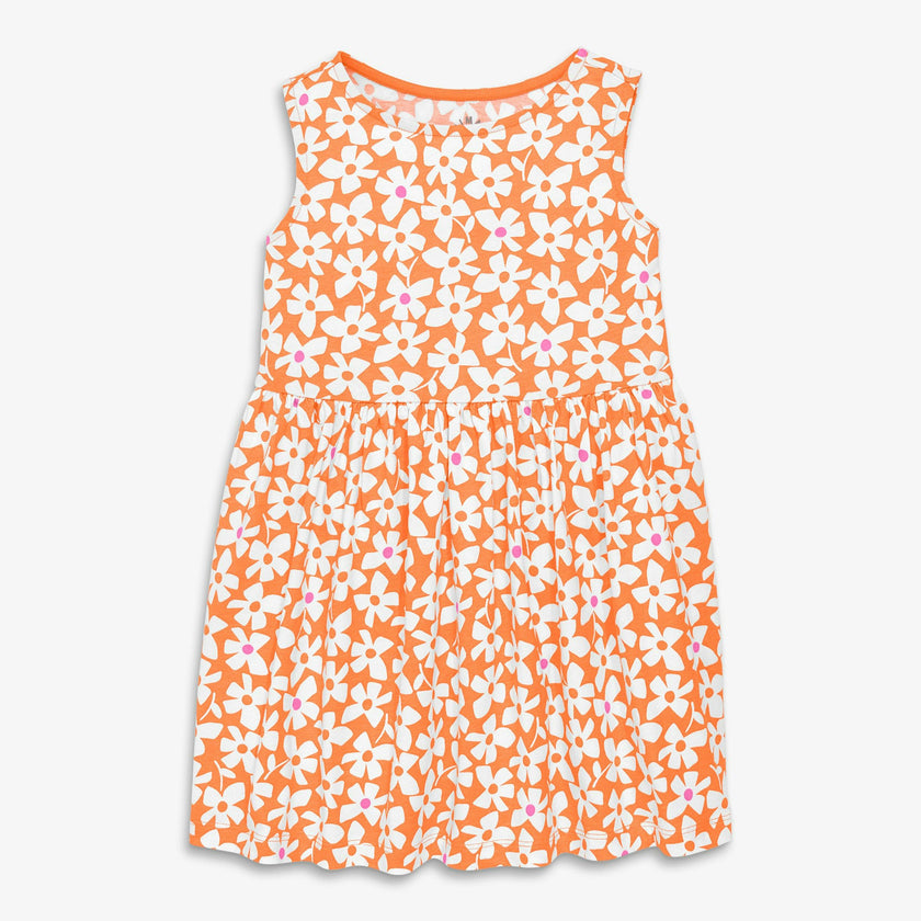 Kids recess dress in blooms