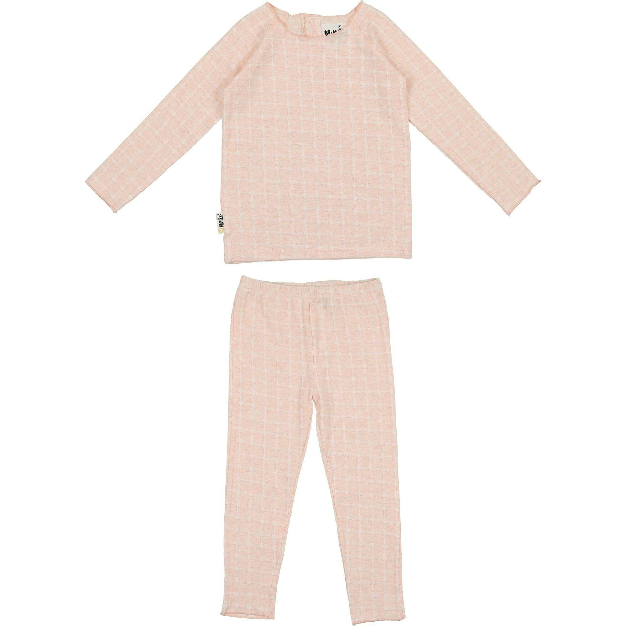 Box Design Raglan Sleeve Top & Pant Set