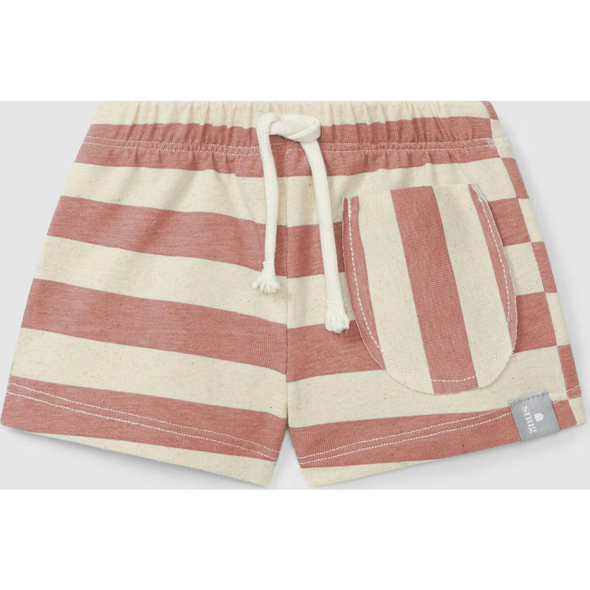 Stripe Pull On Shorts
