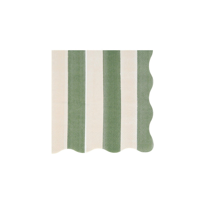 Fall Stripe Small Napkins