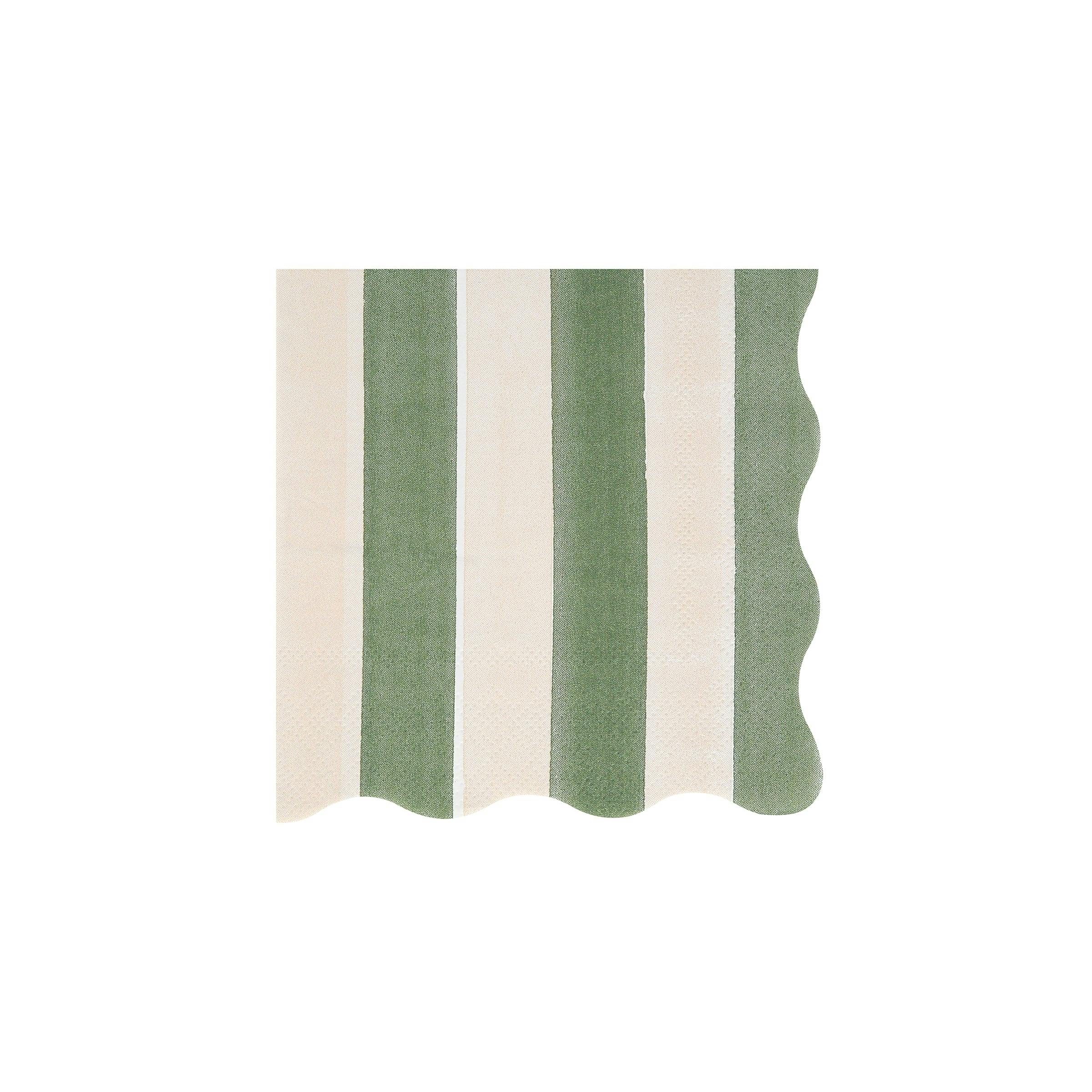 Fall Stripe Small Napkins