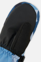Teknik Winter Mittens Blue and Red Camouflage