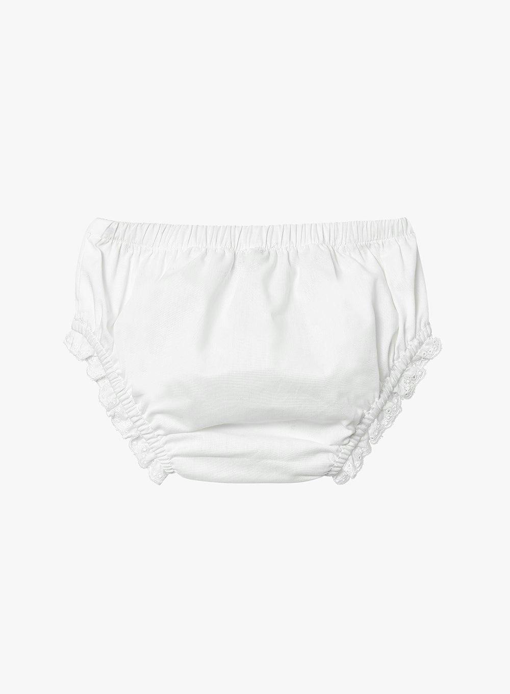 Baby Frilly Knickers in White
