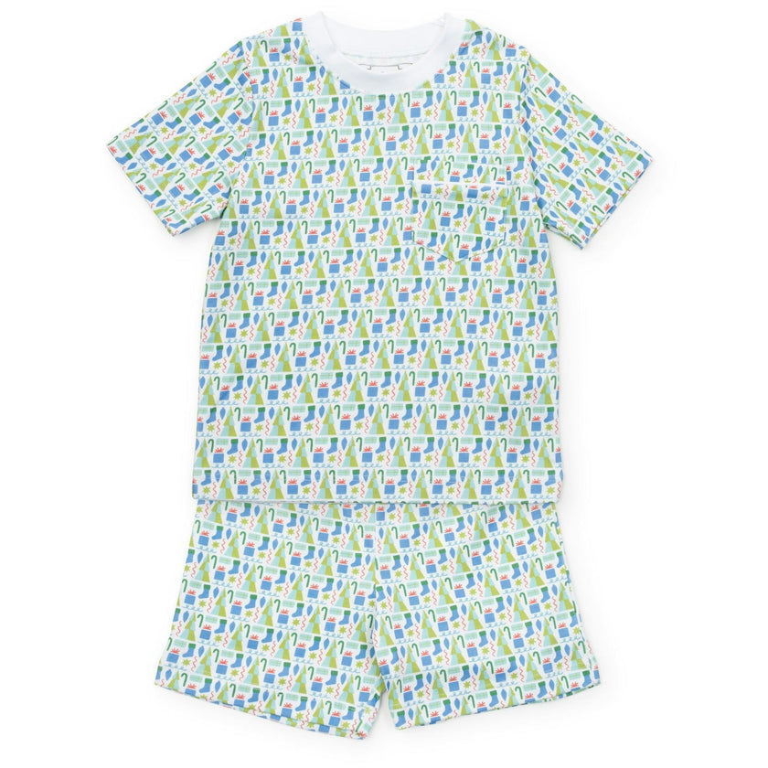 Charles Boys' Short Set - Mod Holiday Blue