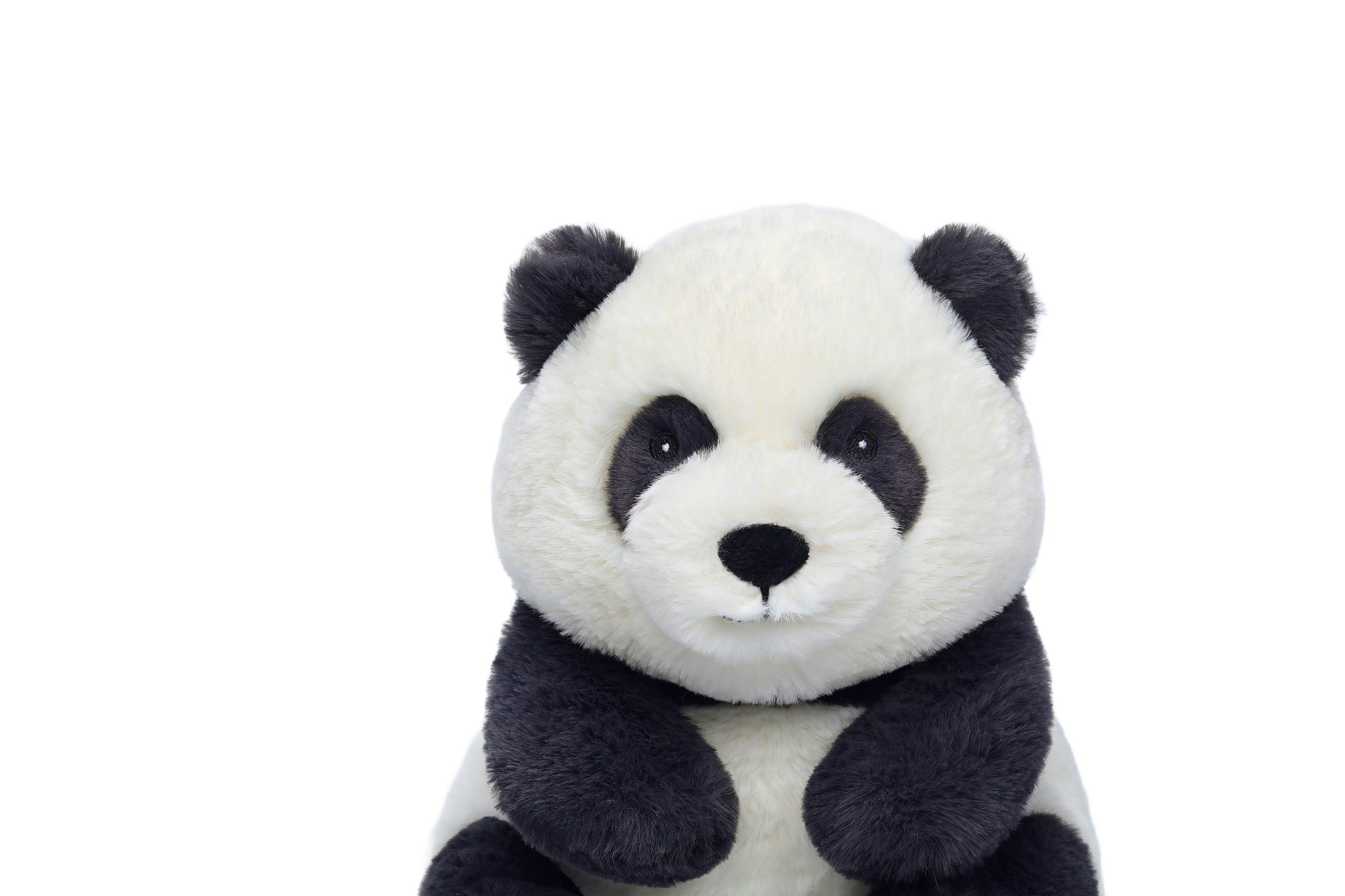 McHugs Smiling Panda Momo Bear Weighted Plush Animal 25cm