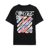 Black Diagonal Watercolor T-shirt
