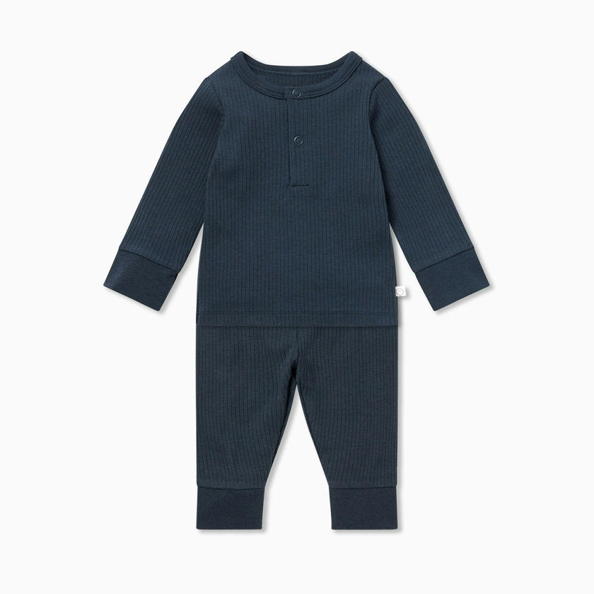 Ribbed Pajama Set
